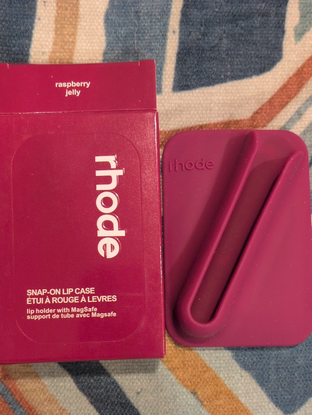 RHODE Raspberry Jelly MagSafe Snap-On Lip Case